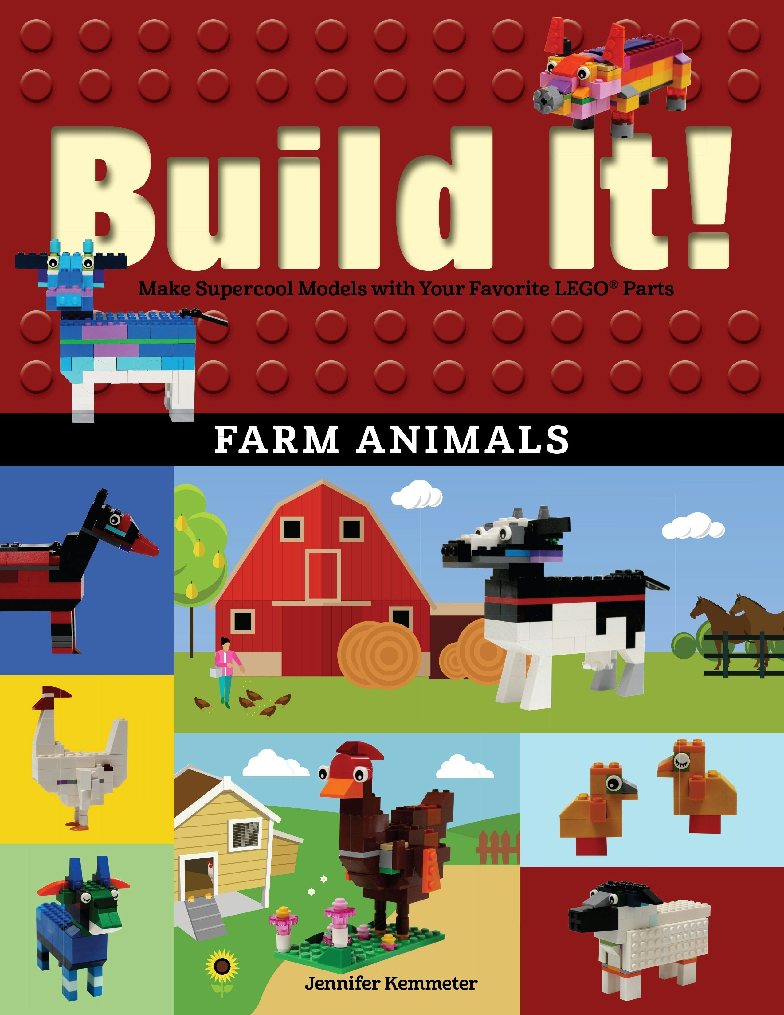 Book cover image for Build It! Farm Animals ISBN: 9781513260853